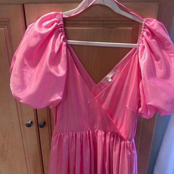 LoveShackFancy Ida Vibrant Pink Maxi Dress 6 - Picture 7 of 13